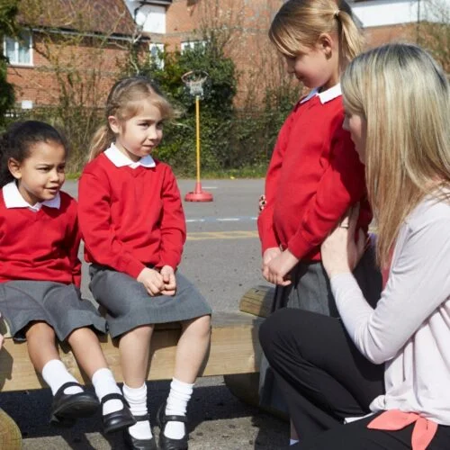 Therapeutic Teaching Course - Teaching Positive Connections playground fall-outs