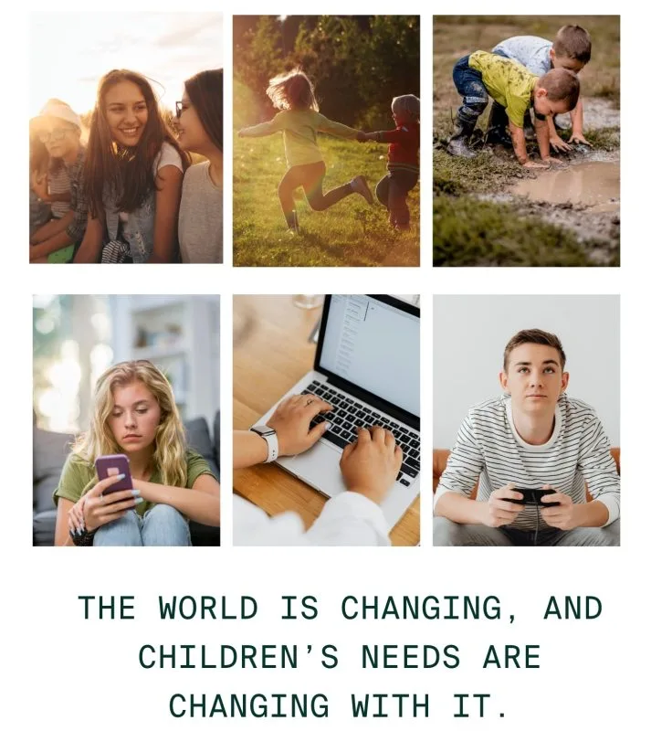 the world childhood and our needs have changed and continue to change - 1 - Teaching Positive Connections